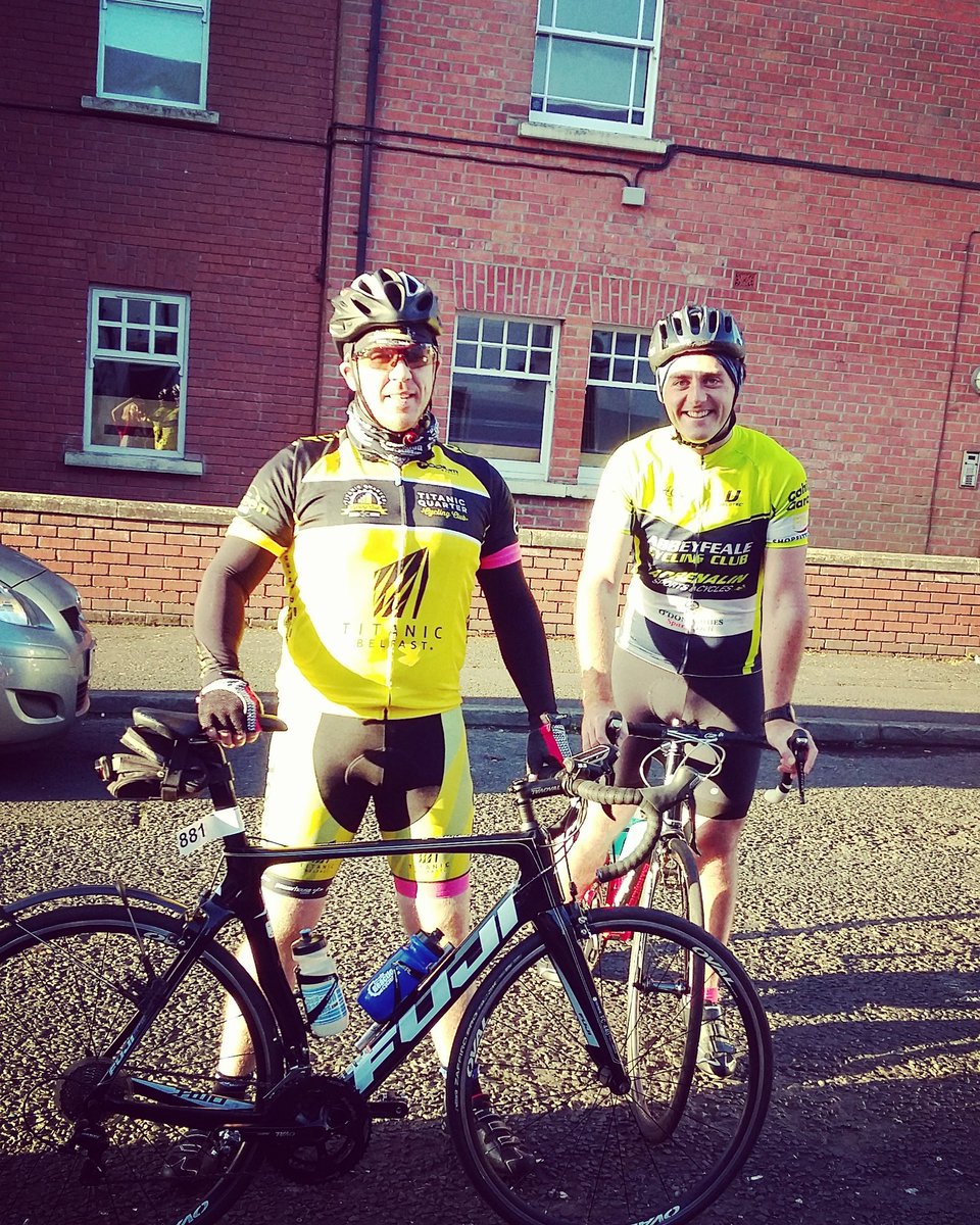 Sesil_mc's tweet photo. There'll be some sore barses later... #granfondo #giroditalia #northernireland #174km #theboys https://t.co/LBfh5zAAUt