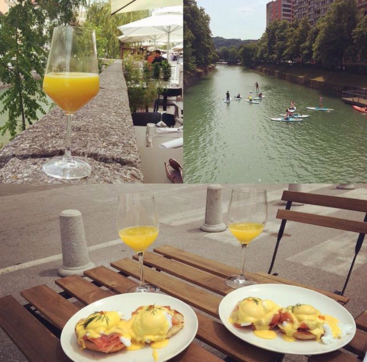 This is our #lazysunday in #ljubljana. What's yours? Join us on one of our walks and 'leave #Ljubljana as a #local' 😇☕️🍹#sustainabletourism