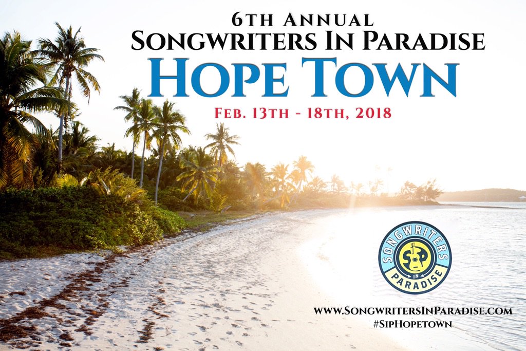 SongsInParadise's tweet photo. Save The Date!!! Feb. 13th - 18th, 2018 #SIPHopeTown at our host venue @Firefly.... https://t.co/uhcT8wUPcE https://t.co/Hy49zMPKp4