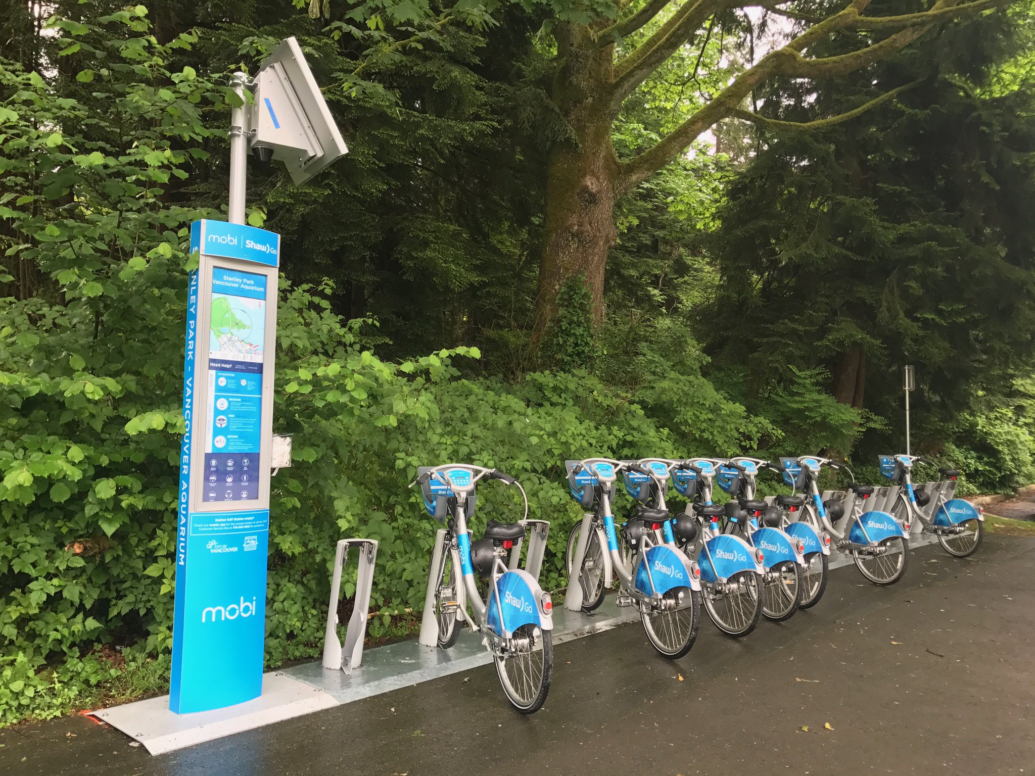 shaw go bikes stanley park