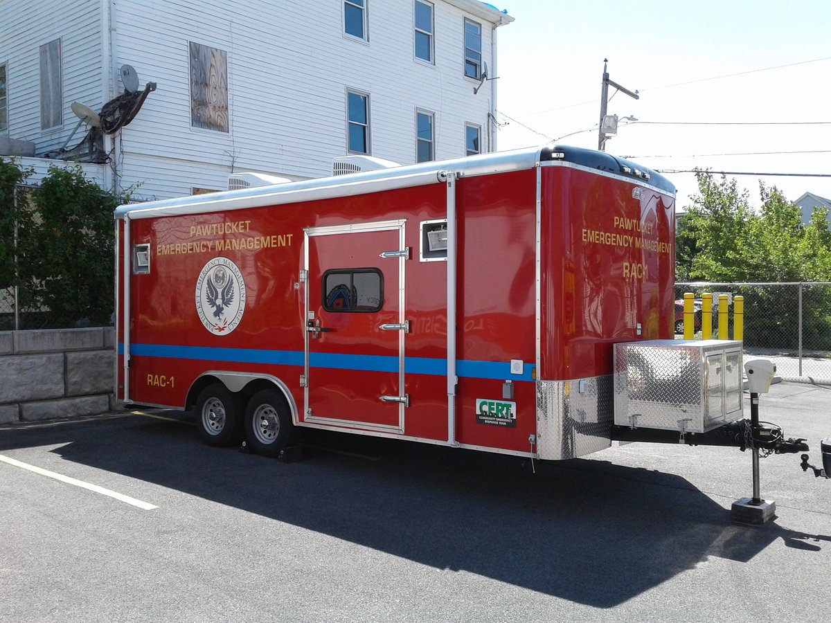 ProvidenceEMA's tweet photo. Huge thanks to @DirectorPCFEMA for the use of their cooling trailer at #PVDFest2017 this weekend. https://t.co/TrnuzS4rH8