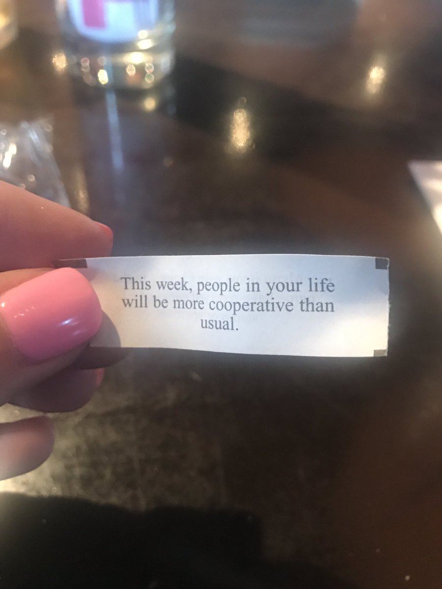 MrsLauraBailey's tweet photo. Perfect fortune for the last week of school. #thestruggleisreal https://t.co/SxT1Oqc2tW