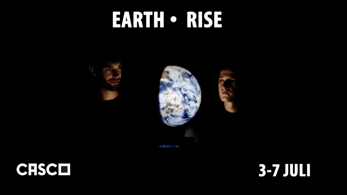 SpeedOfLightPrj's tweet photo. Proud to present EARTH RISE a moving sculpture of the earth and moon exhibited in CASCO in amsterdam from 3 till 7 July https://t.co/hVS0EDr9Z4