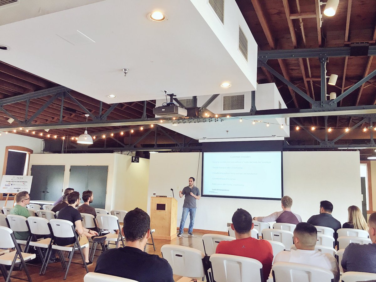MoonbaseLabs's tweet photo. Phenomenal keynote today by @MadeInSyria of @JOYfamilytech at #TechMidwest on building and scaling a hardware company! https://t.co/7cUuRnPmyC
