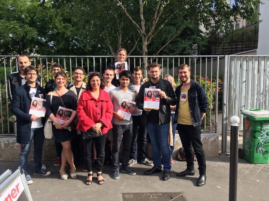 Encore une belle journée de campagne et tjs + d'encouragements des citoyens de pyrénées à faidherbe. la dynamique est là. #circo7506 #paris