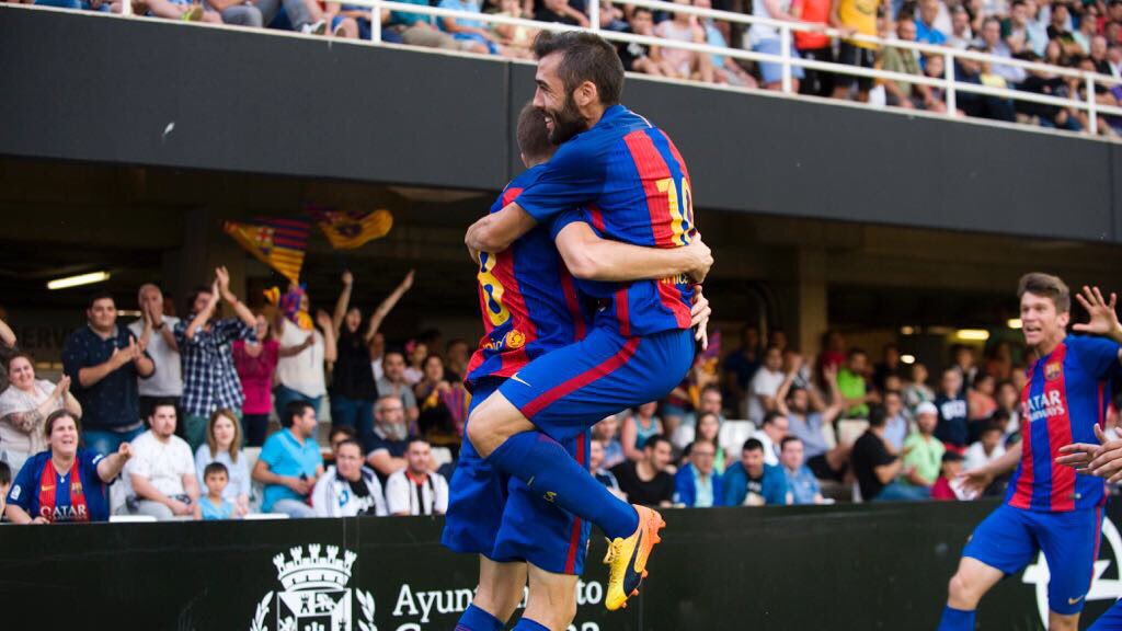 FCBmasia's tweet photo. 📍 FINAAAAAL!!!

🏆 Play-off ascens
⚽️ @FCCartagena_efs - Barça B (1-2)
(Dani Romera, Gumbau)

➡️ Gran resultat a camp contrari!

#FCBMasia https://t.co/vnETkPCMxD