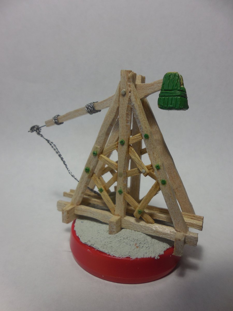 Charrette_Man's tweet photo. [WIP] amiibo Trebuchet 
#Funmiibo #Mockmiibo https://t.co/Fme3eX9vA2