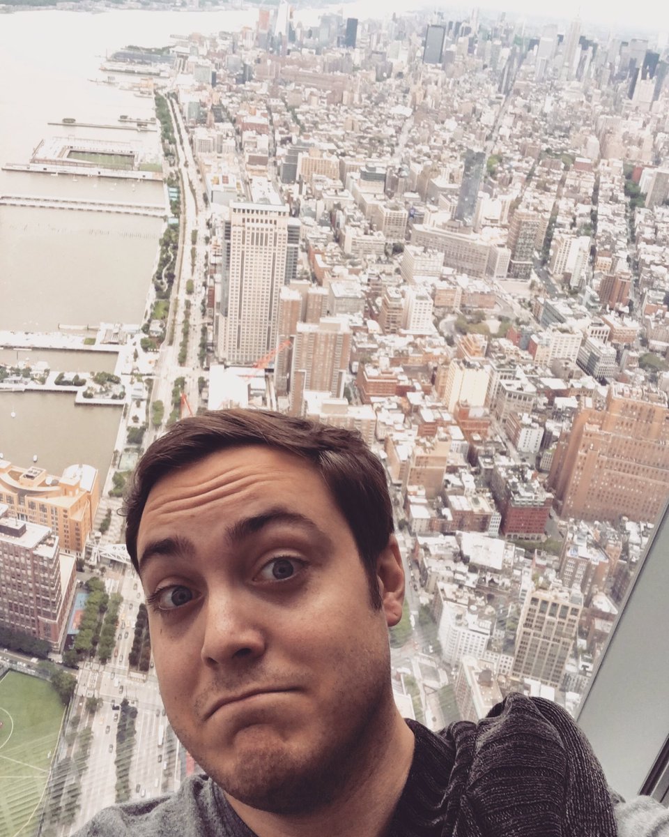 JerodMacEvoy's tweet photo. Selfie from the tallest building in the Western Hemisphere. #WorldTradeOne #NYC https://t.co/nWr6ryvI5K