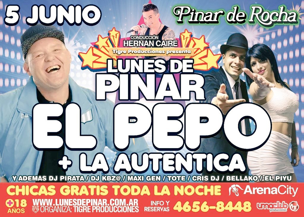 LunesdePinar's tweet photo. prepárate xq mañana vas a vivir #LaAuntentica fiesta d los lunes d la mano d @ElTigreMarcelo Producciones llega @SoyYoElPepo https://t.co/zvoSUonSD0