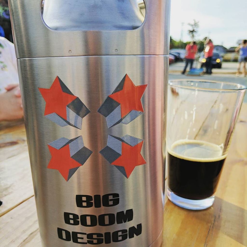 Taking this awesome growler home though #rafflewinner #wcavl Thx <a href="/bigboomdesign/">Boomer Sassmann</a>