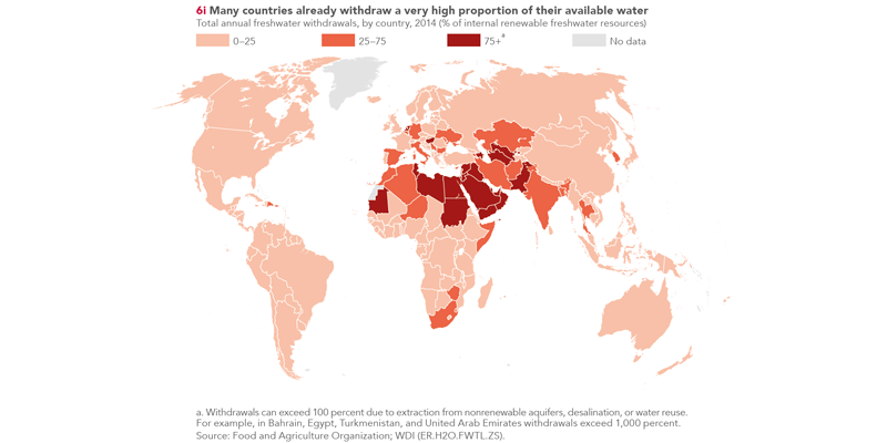 WorldBankWater's tweet photo. #SDGAtlas: Water supplies per person halved over the past 50 years and water shortages affect many countries: https://t.co/KZZ0FHGXy1 #SDG6 https://t.co/CBqlr0xBuZ