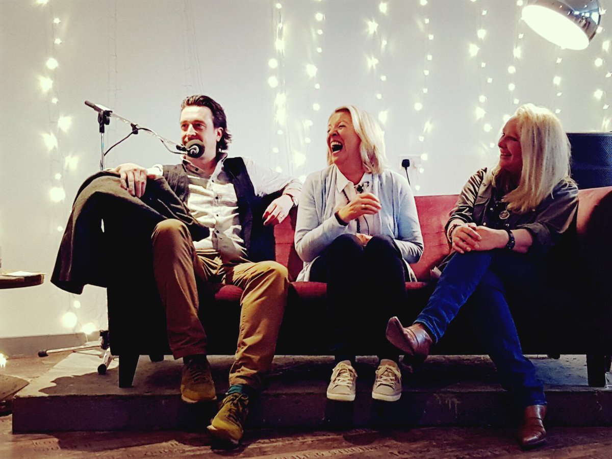 Full house with @PenLatin hosting these amazing chefs. Lady Clare MacDonald, Michael Smith and Gillie Basan.