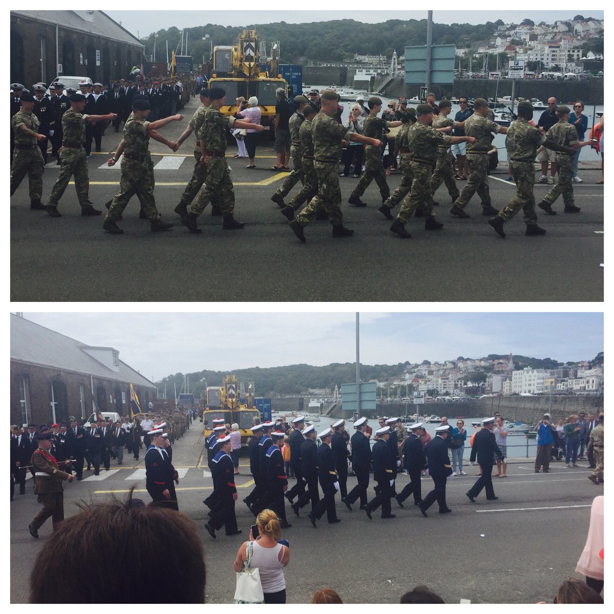 Poignant <a href="/RGLIParade2017/">RGLI Parade 2017</a> today featuring British &amp; French armed forces but at the same time a really strong feeling of defiance 👊