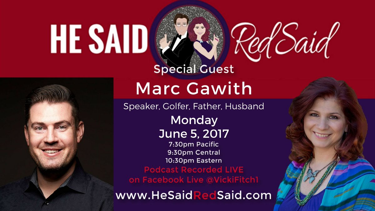 HeSaidRedSaid's tweet photo. June 5 on FB LIVE, @marcgawith for @HeSaidRedSaid. Can he go #Head2HeadWithRed @Vicki_Fitch
https://t.co/GXgirWMenk https://t.co/6Z1FO0ENQD