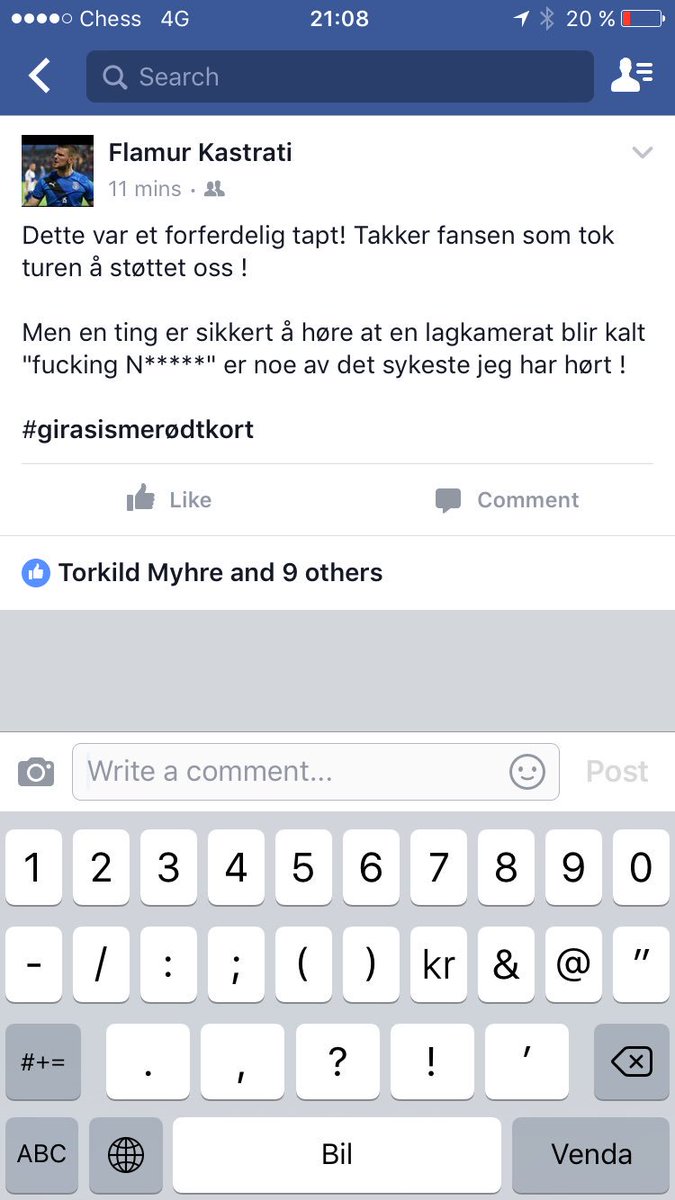 Hope that Sogndal player will get his punishment!