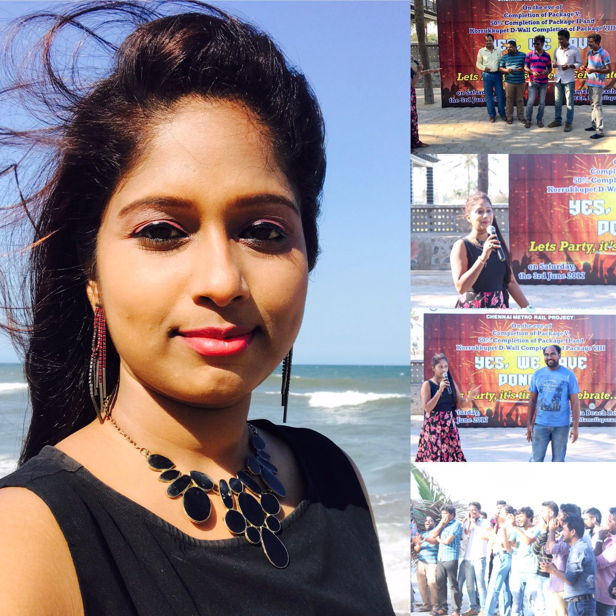 emceesana's tweet photo. #AFCONS Celebration at Mamalla💫 #funfilledevent #games #coolbreeze #dance #entertainment #photoshoot
PC: Sampath https://t.co/aeq7jglClr