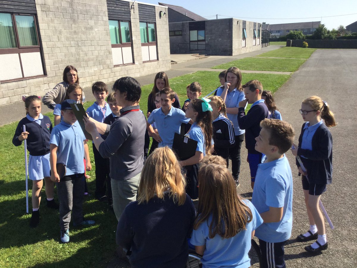 ysgolfali's tweet photo. Yrs 5&amp;6 being creative! Using 'new' measurements to find the length and width of our school yard. #CamauCelyn #NikkiFeet #Alfies #Anglesey https://t.co/kKRs4QsZd7