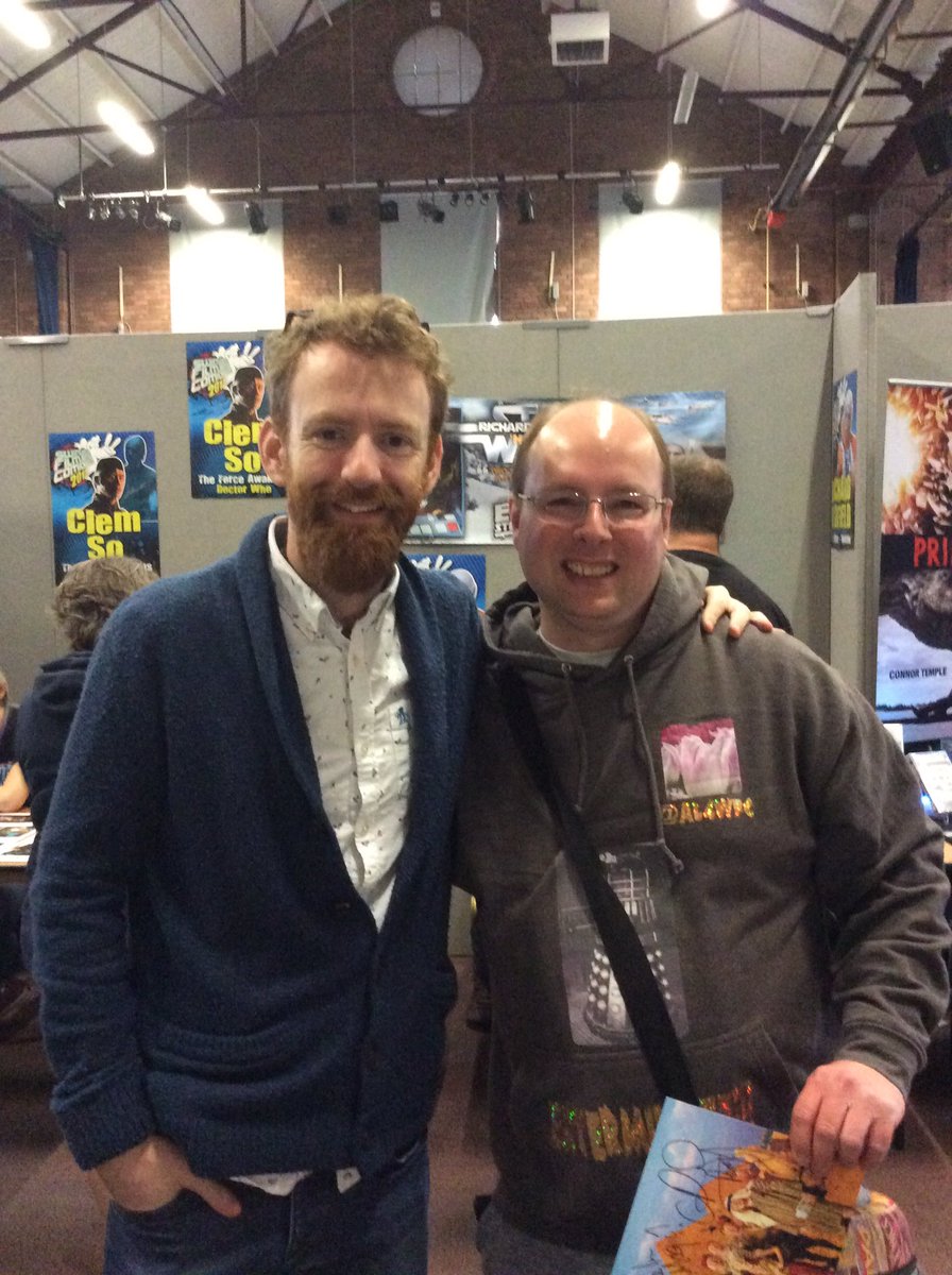 al4wfc's tweet photo. A Lovely Swindon Comic Con 😊❤️💫 #RickyGroves #MichealHenbury @chrisrankin @the_rosie_jane  #HarryPotter #DoctorWho #Eastenders https://t.co/moJJHUzp9B