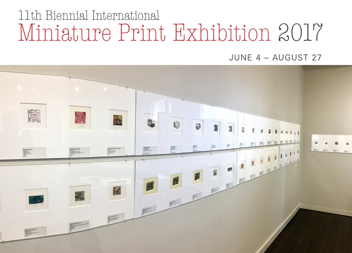 <a href="/CCPprints/">contemprints</a> 11th Biennial International Miniature Print Exhibition is now open. An online catalog can be found at bit.ly/CCPMiniCat
