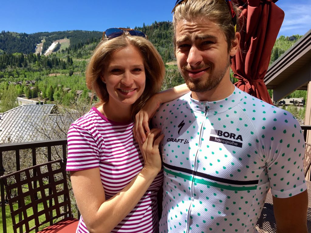 Peter Sagan Happy Times With My Wife Kate Pekne Chvile S Katkou