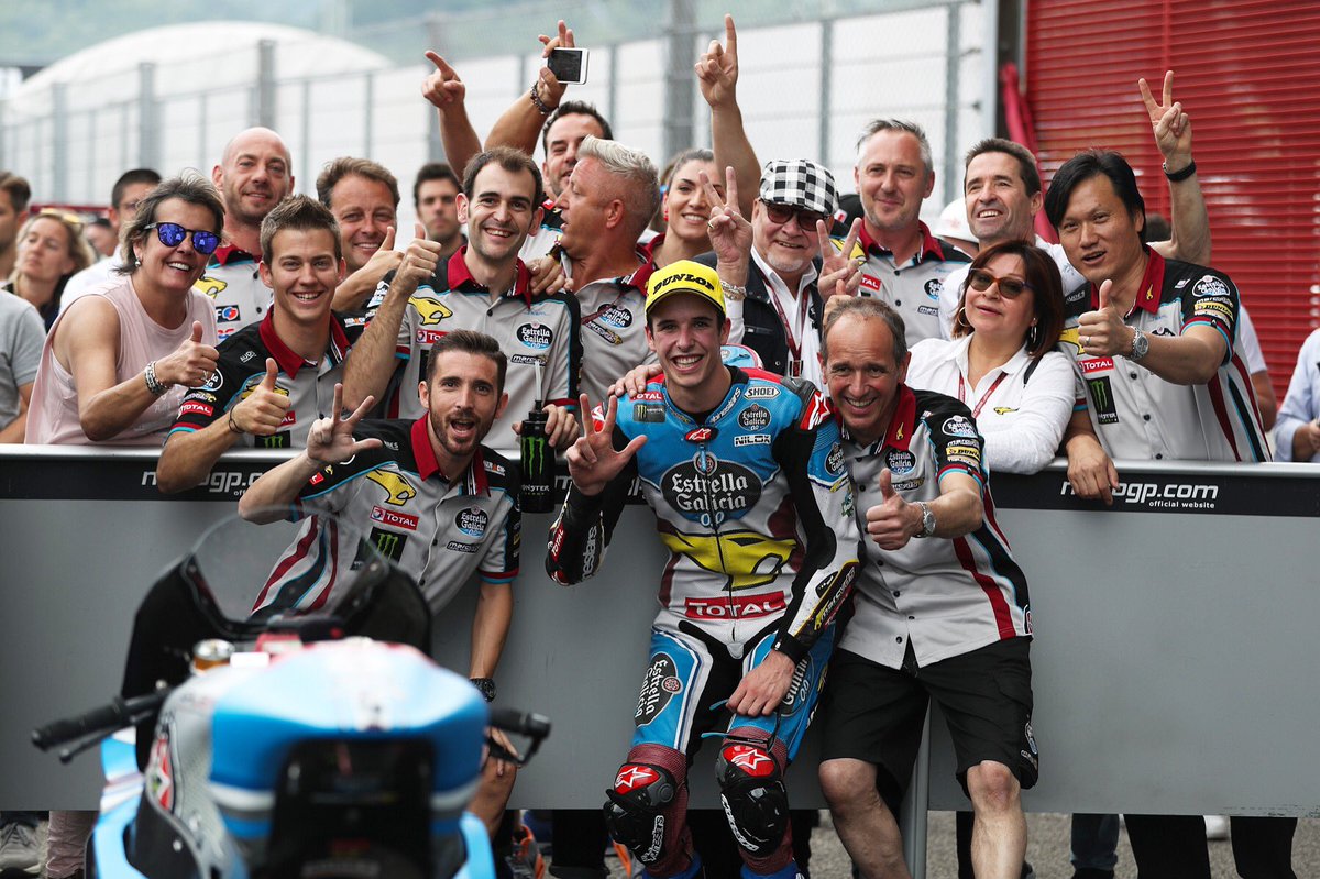 alexmarquez73's tweet photo. Podio muy trabajado y seguimos sumando puntos!🥉Va por vosotros, Nicky y Luis! 🙏 A hard-fought podium to keep on adding points! #ItalianGP https://t.co/vGitXy6uar