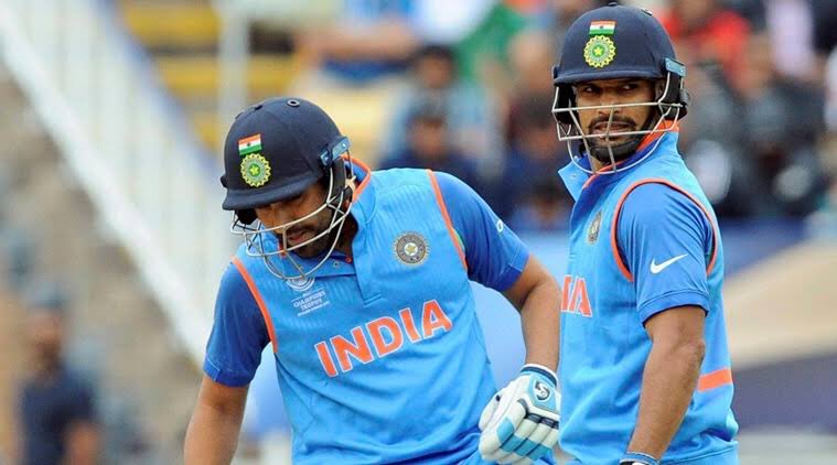 LokendraDeora's tweet photo. ICC Champions Trophy 2017 clash between India and Pakistan from Birmingham.Well done blue Indian army attack on #Pak and salute to our army https://t.co/wOrQ84hGdh