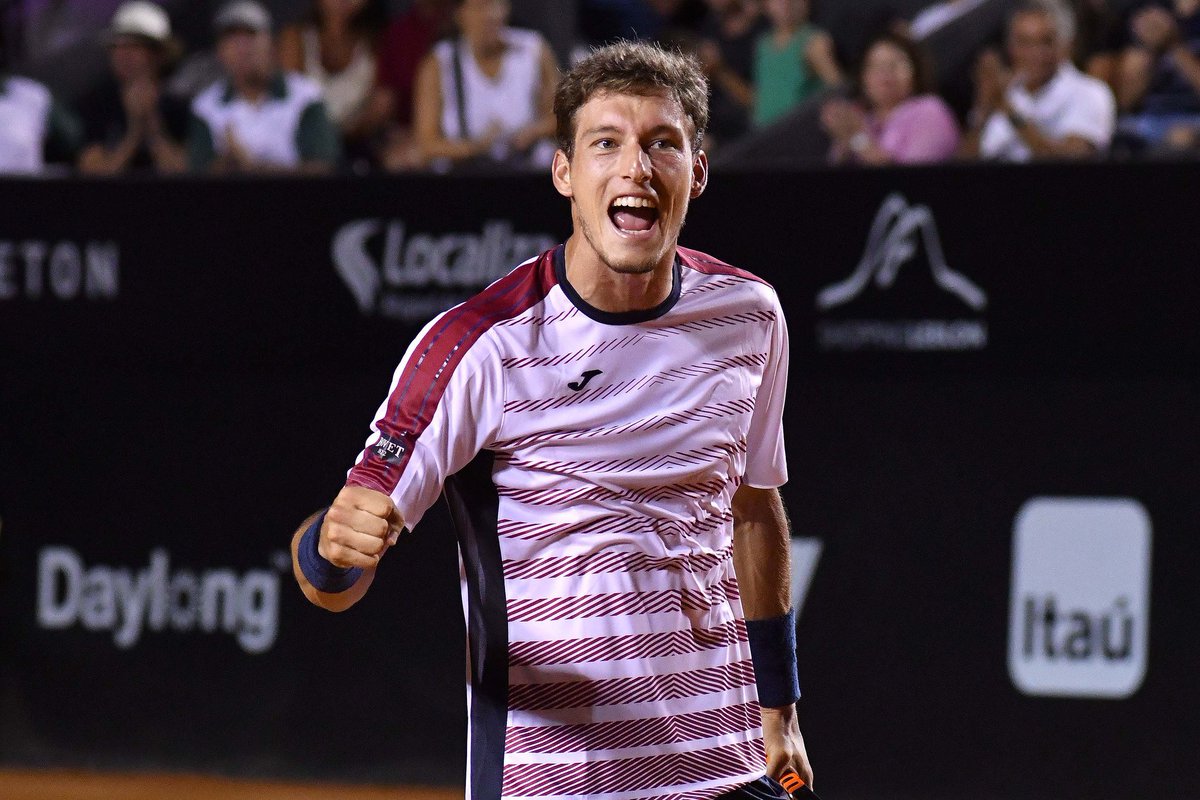 RioOpenOficial's tweet photo. Vice-campeão do #RioOpen2017, @pablocarreno91 está nas quartas de final de @rolandgarros! Que temporada do espanhol! #RG17 https://t.co/HQ0vUD0Xld