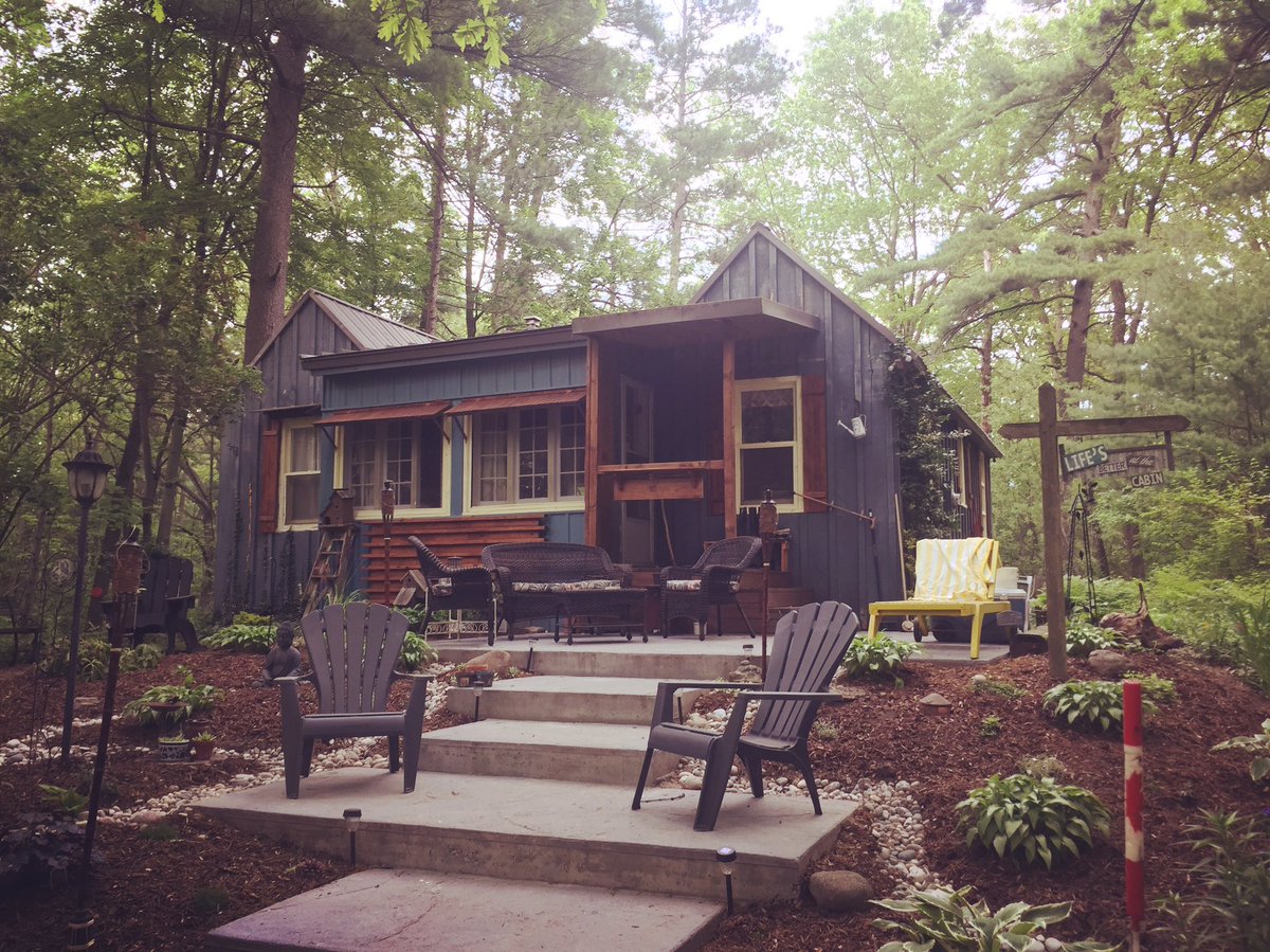 Spending the next 4 days chillin and making some music in this cabin.