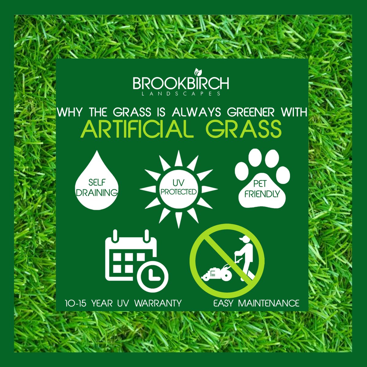 brookbirchls's tweet photo. Check out our new #blog post about the benefits of having #artificialgrass installed...
https://t.co/hPIs4w7KQ0 #artificialgrassliverpool https://t.co/vcLdGN468m