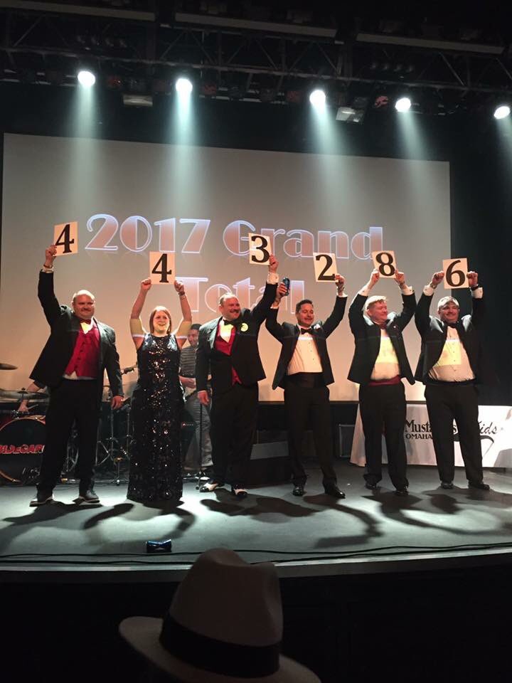 M4KOmaha's tweet image. Still can't believe this!  $443,000 for @rmhcomaha, a new record!  

The power of the Mustache! 

#StacheBash
