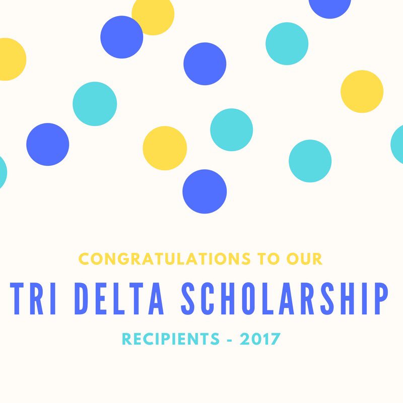 TriDeltaUTD's tweet photo. Congrats to our sisters Hailey Bell & Thi Le for being recipients of this generous scholarship program!!! #IAmTriDelta https://t.co/ZuNfAWkSt2