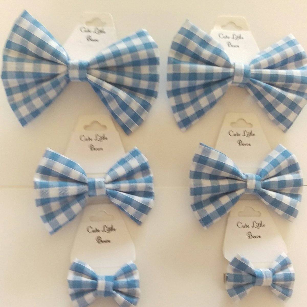 CuteLittleBows_'s tweet photo. New blue gingham fabric bows #fabricbows #bluegingham #schoolbows https://t.co/mbmmqFXXEl