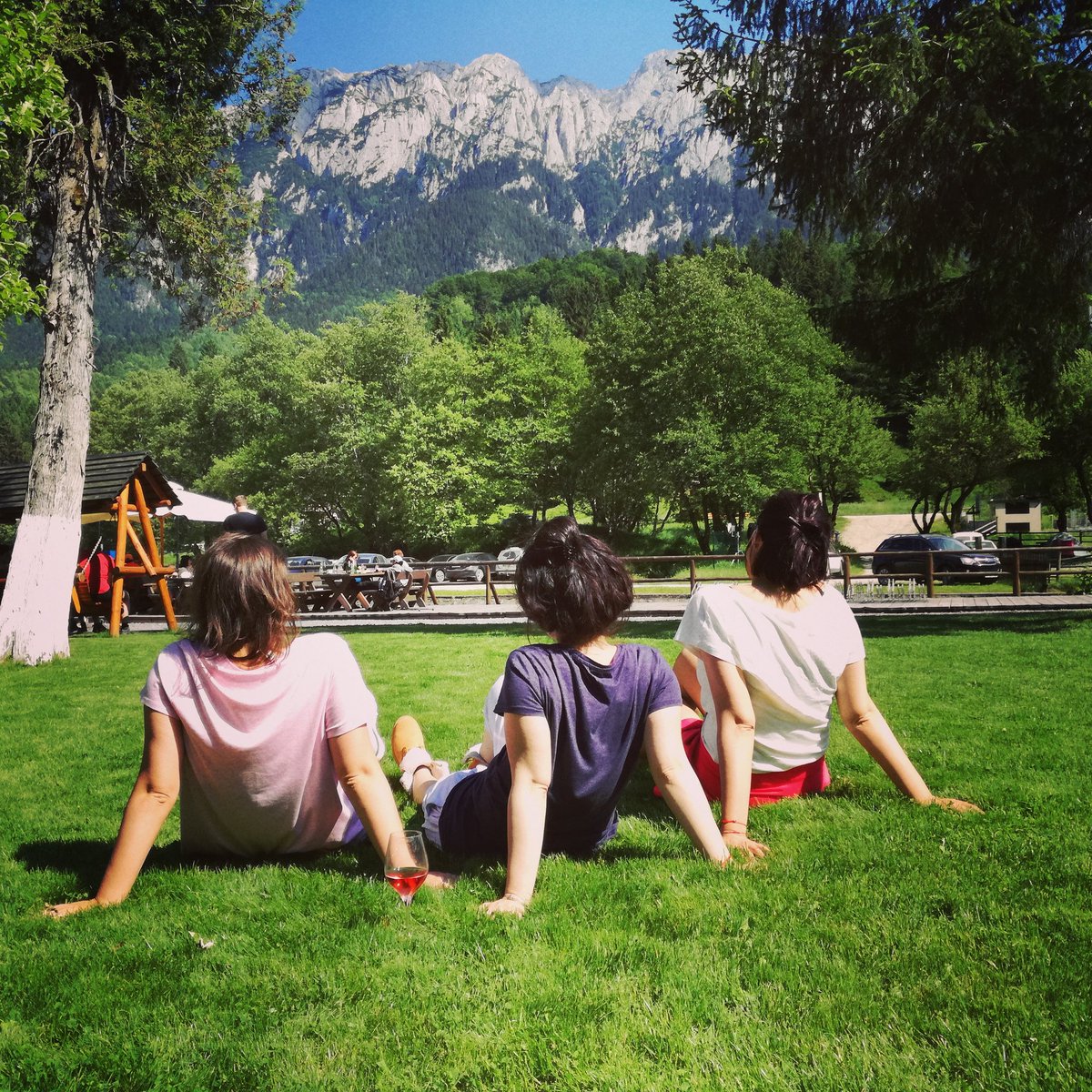 finding_romania's tweet photo. We are spending the day in the Bucegi mountains enjoying this amazing view and the fresh green grass that reminds us of our childhood 🙂🐾 https://t.co/LHObEaswYJ