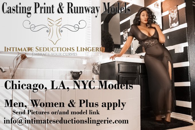 Model Search!!!! @IntimatebyNyomi is casting for print and runway models in Chicago, LA and NYC Send<a class="tags" target="_blank" title="On Twitter" href="/?out=eyJ0eXAiOiJKV1QiLCJhbGciOiJIUzUxMiJ9.eyJpYXQiOjE3MjI2ODc2OTgsImlzcyI6InR3cG9ybnN0YXJzLmNvbSIsIm5iZiI6MTcyMjY4NzY5OCwiZXhwIjoxNzU0MjIzNjk4LCJyZWRpcmVjdF91cmwiOiJodHRwczovL3R3aXR0ZXIuY29tL0ludGltYXRlYnlOeW9taSJ9.3R5lJwlwfdgeKT0N6We8RvenoA_Bno555iRpREb49xr1669EA-k5CoY_D9z2Zj5G-uw2XO_DfC4XhIc7YgmLfQ">@IntimatebyNyomi</a><a href="/tag/akiss"class="tags"><span>#akiss</span></a>