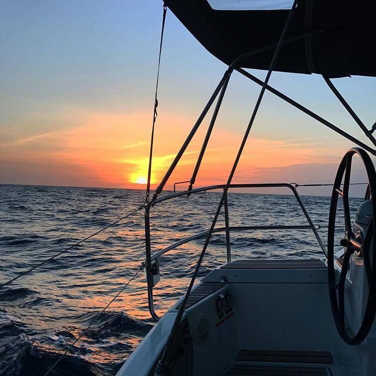 Beautiful #sunrise delivering the <a href="/JeanneauAmerica/">Jeanneau America</a> 479 to its new #harbor in #CoralGables <a href="/AtlasYachtSales/">Jim Veiga</a> #StAugustine #yacht #sailing