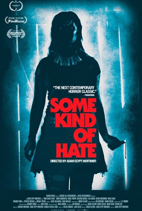 LynsyJay's tweet photo. #NowWatching #somekindofhate. Seems fitting w the hate crimes happening in my city right now. Times are scary. #horror is my Prozac #london https://t.co/R6vWLemWjN