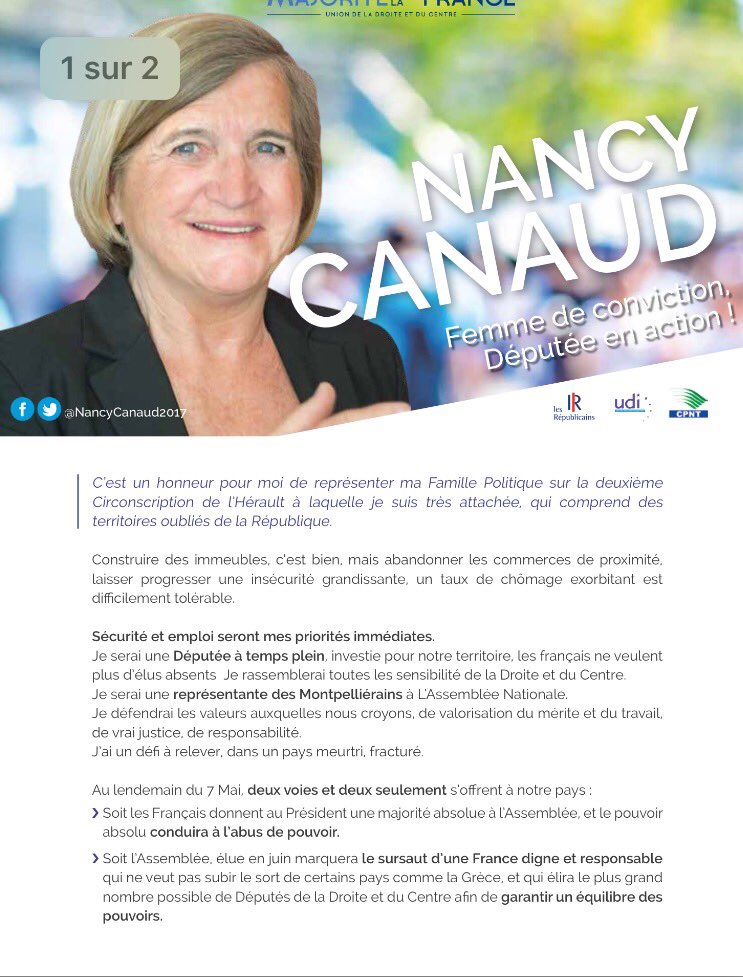 NancyCanaud2017's tweet photo. Programme pour la #circo3402 et pour la #France ! #legislatives https://t.co/EbIgEjr2hp