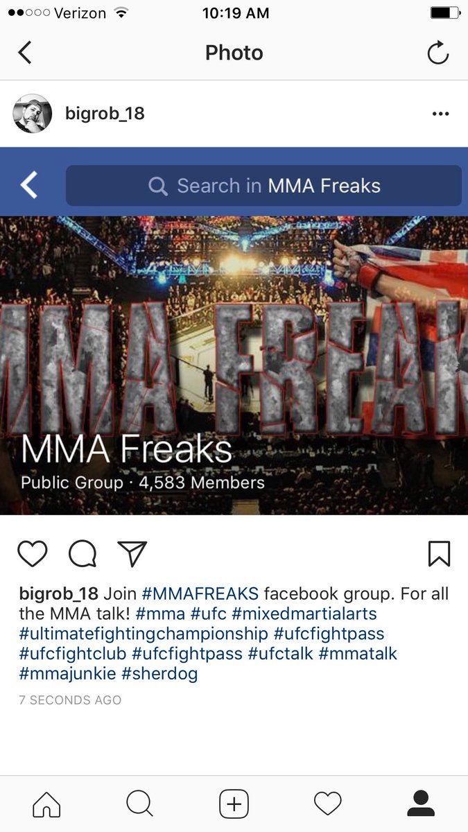 BigRob188's tweet photo. Join #MMAFREAKS facebook group. For all the MMA talk! #ufc #mma #MixedMartialArts #ultimatefightingchampionship #mmajunkie #sherdog https://t.co/KGs0cexvGQ