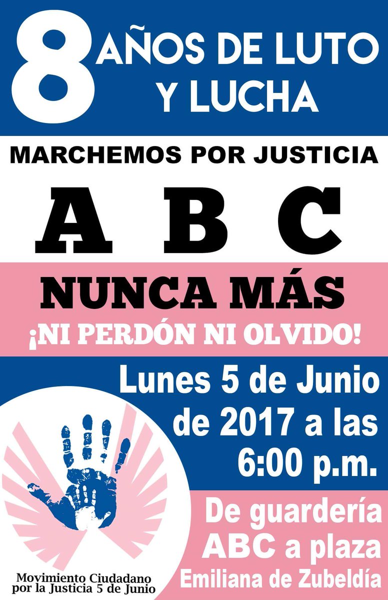 ContingenteMX's tweet photo. #ABC8años ¡Ni olvido, ni perdón! Mañana habrá actividades en la CDMX y en Hermosillo https://t.co/8CsZpo1bqA