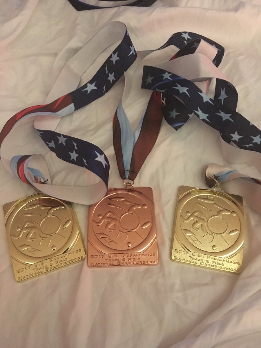 regaswoods27's tweet photo. Two national titles and a bronze not a bad weekend💪🏿🇺🇸#TeamUSA #soulnation #Toyotausa #ossur #gardenoflife #ambassador #fruitofaloom #nsn https://t.co/sNukTlUjAA