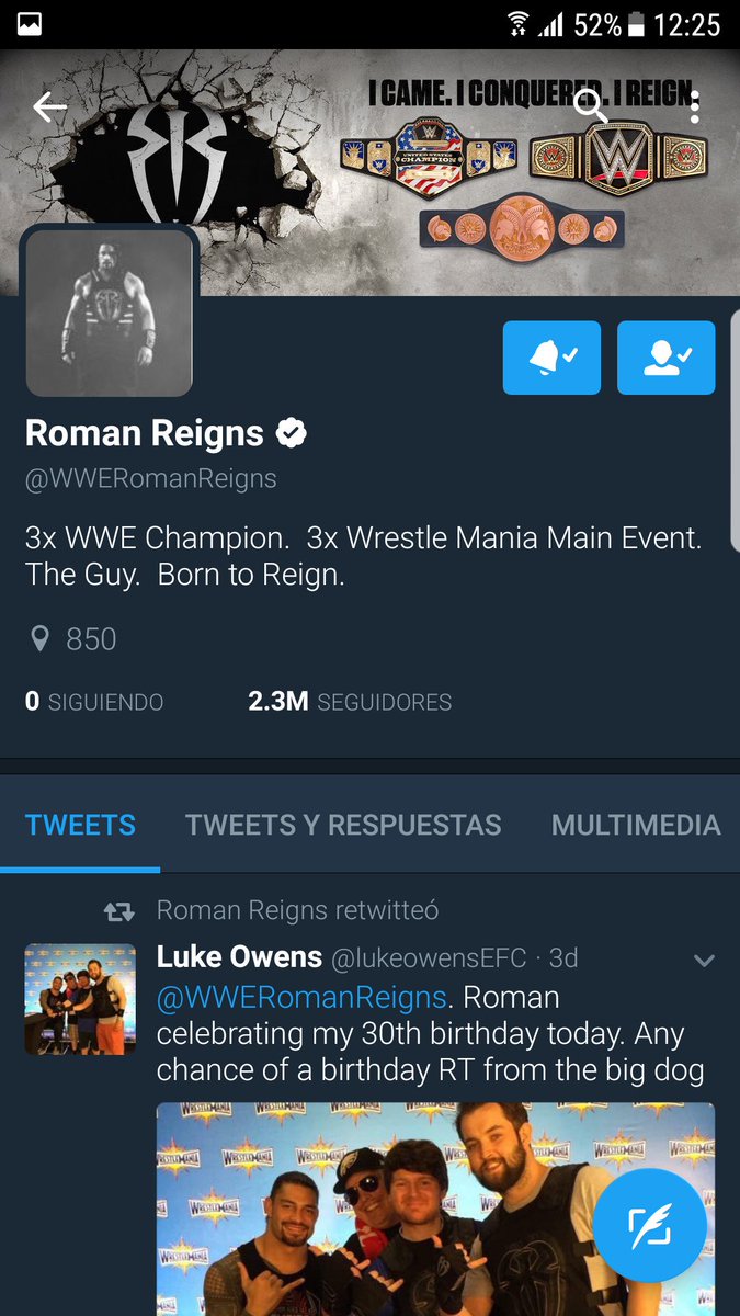WWEKIINGROMAN's tweet image. Look what this description is, do not show up tonight @FinnBalor @WWERollins @WWEBrayWyatt @SamoaJoe #ExtremeRules #RomanEmpire #4time .