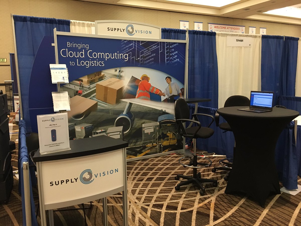 SupplyVision's tweet photo. We're ready to talk to you about your TMS questions and needs. Stop by and see us @AirCargo2017 ! https://t.co/h0Jmz80Tpn