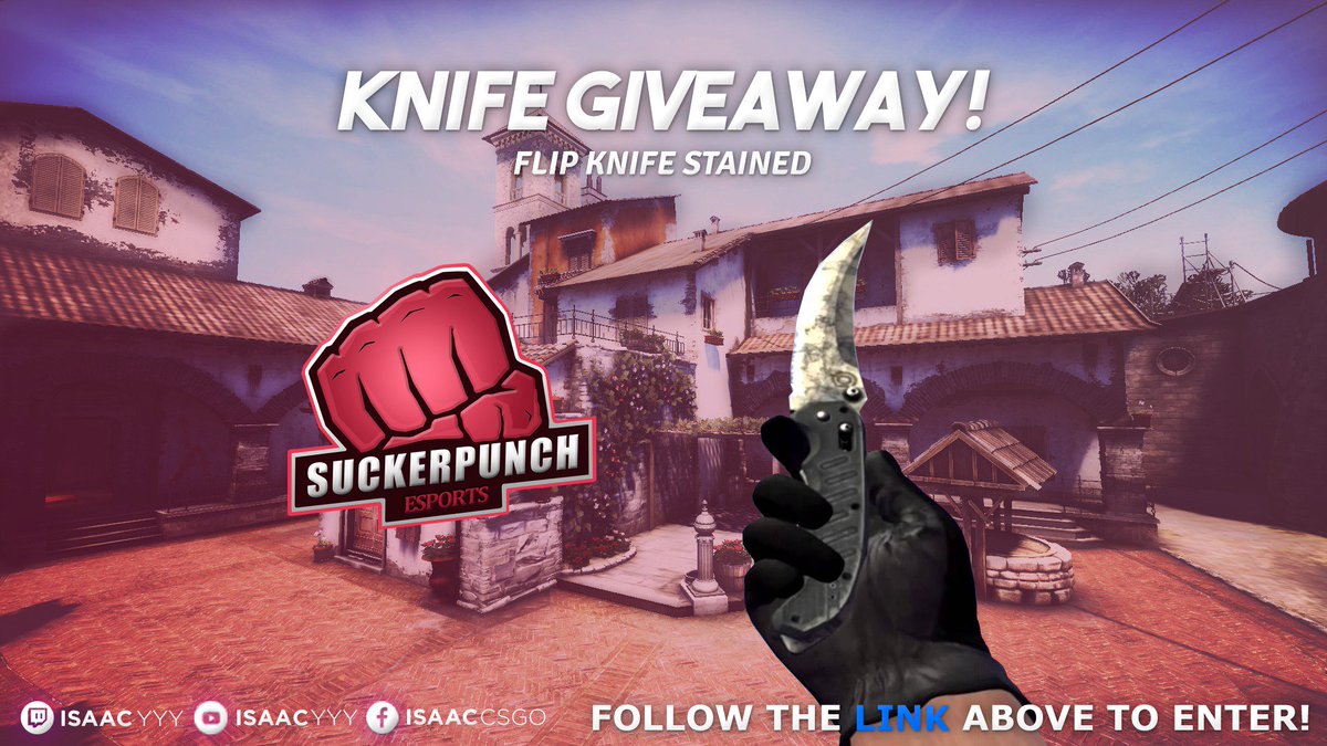 isaacCSGO's tweet photo. To celebrate my team joining up with @SPeSportsUK I am giving away a Flip Knife Stained! Enter through this link - https://t.co/5cVo0BgEtb https://t.co/d2co4Ym4X9