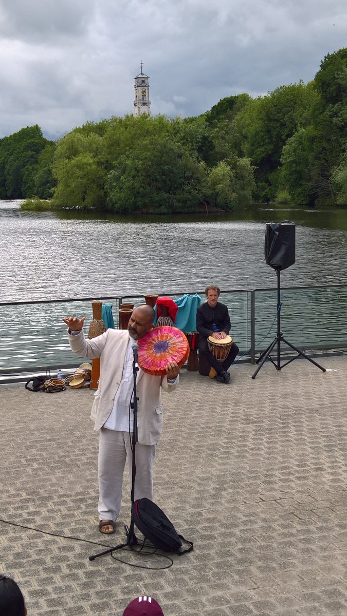 ShonaSands's tweet photo. Got to love Peter Chand and Mark Evans together #wheee17 @LakesideArts @UniofNottingham https://t.co/9LBv3gchnB