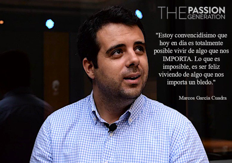 ThePassionGen's tweet photo. Vivir de algo que de verdad nos importa es la mejor forma de llegar a la plenitud profesional... #pasión #trabajo #Taller #Barcelona https://t.co/wTjTAOvp7K