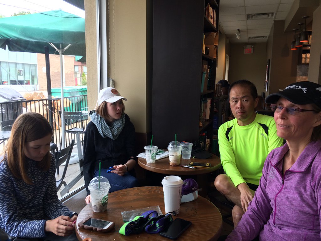 Post run crew plus James!