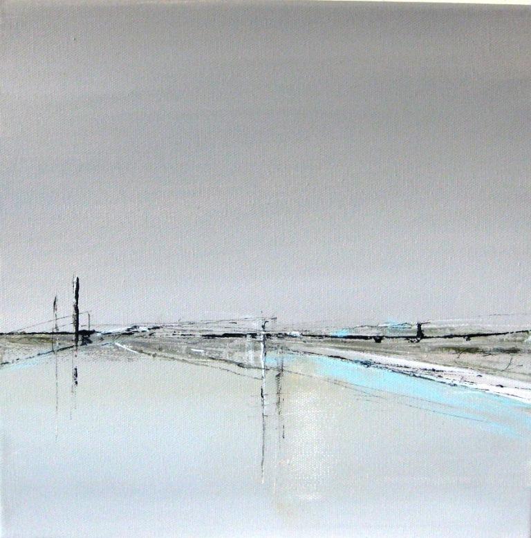 New Paintings over the last few weeks. 'A Sense of Place' Series. Just 1' Square. For Sale. #abstractart