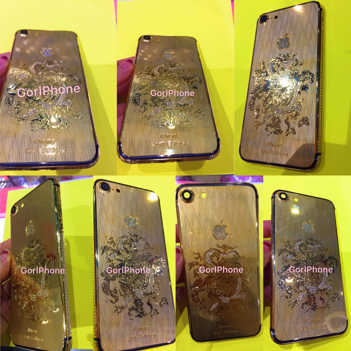 HenaChen's tweet photo. #realgold brushed luxury real gold housing and Swarovski luxury for iphone7 plus.24ct gold plated. Welcome to WhatsApp us: 008613692242586. https://t.co/nWuVjHOuhW