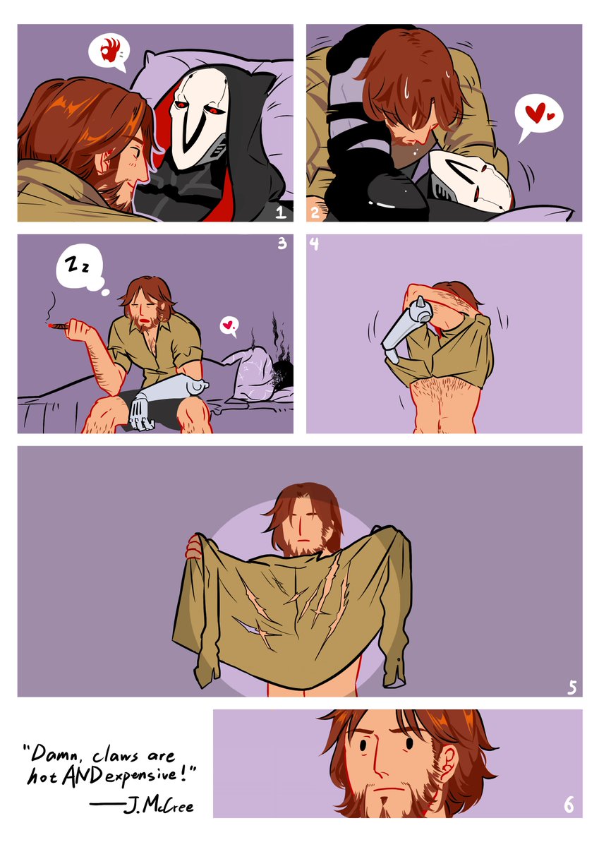 elapuse's tweet photo. #mcr76 The adventures of a confused McCree 01 &amp; 02 https://t.co/HVDtw4LhGF
