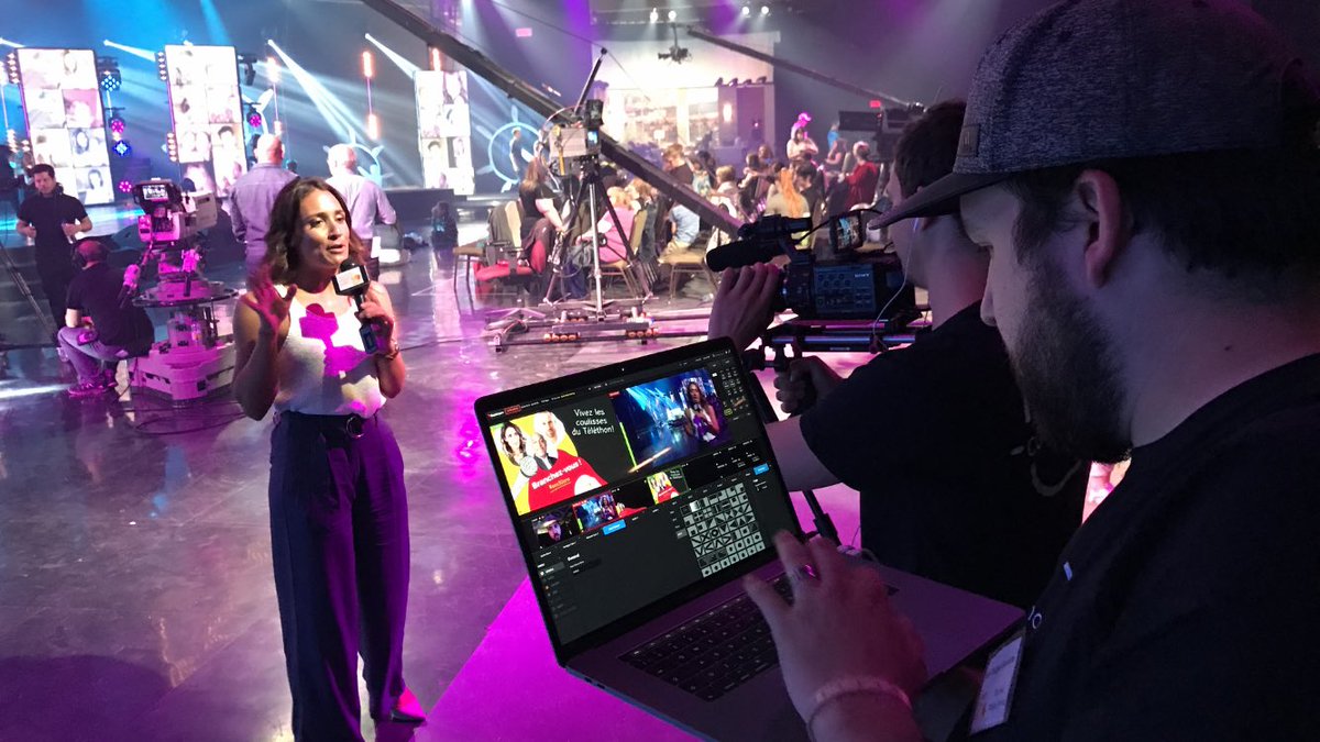 Le téléthon cette année, c'est aussi beaucoup de directs sur Facebook... #oes30ans